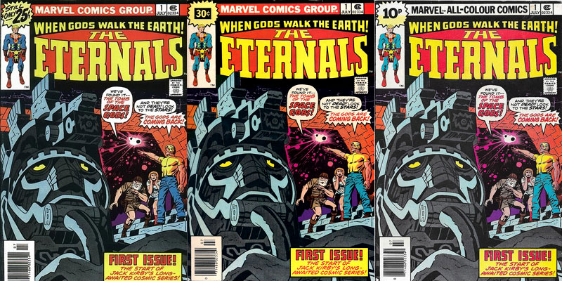 Eternals #1 comparison