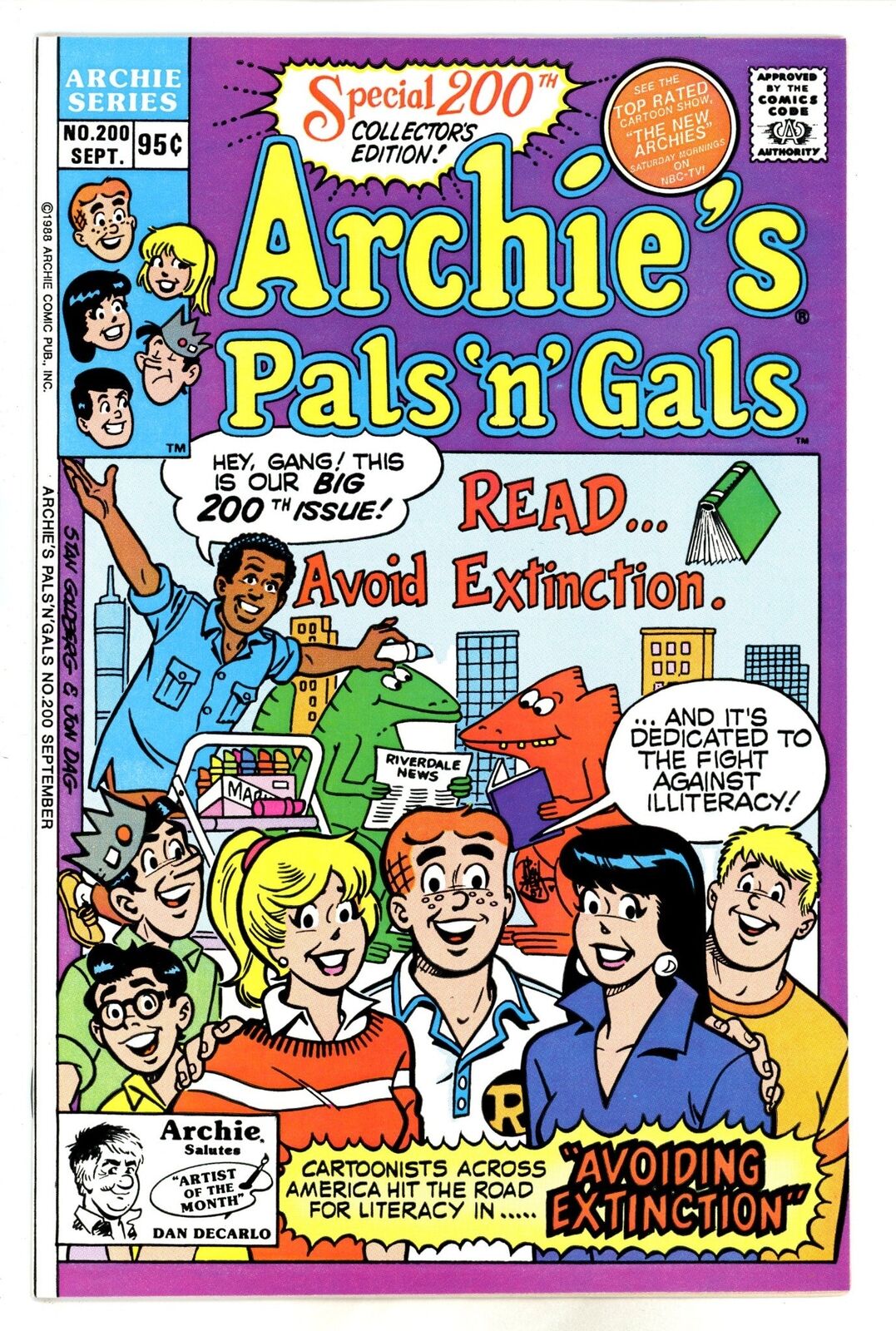 Archie's Pals 'n' Gals #200 CPV with logo