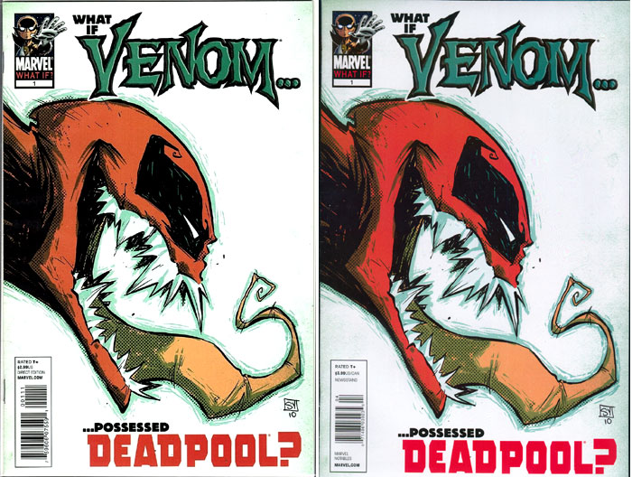 Cover price variant comics example: Venom/Deadpool What If #1