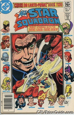 All Star Squadron #14 75¢ Canadian Price Variant Comic Book Picture
