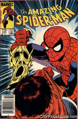 Amazing Spider-Man #245 75¢ Canadian Price Variant Comic Book Picture