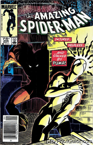 Amazing Spider-Man #256 75¢ Canadian Price Variant Comic Book Picture