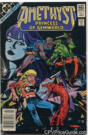 Amethyst Princess of Gemworld #3 75¢ Canadian Price Variant Comic Book Picture