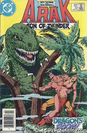 Arak Son of Thunder #32 95¢ Canadian Price Variant Comic Book Picture