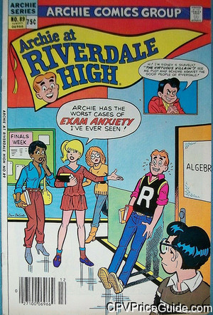 Archie at Riverdale High #89 75¢ Canadian Price Variant Comic Book Picture
