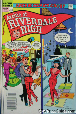 archie at riverdale high 92 cpv canadian price variant image
