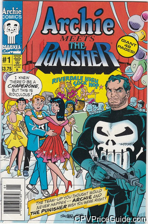 Archie Meets the Punisher #1 $3.75 Canadian Price Variant cover