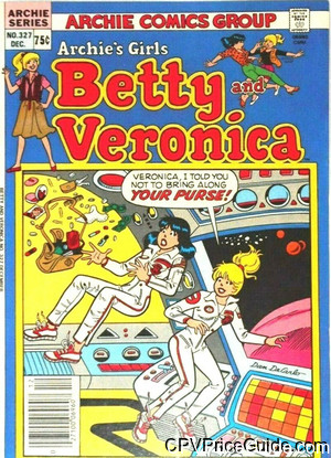 archies girls betty and veronica 327 cpv canadian price variant image