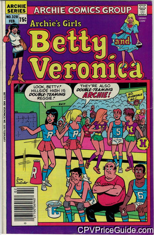 archies girls betty and veronica 328 cpv canadian price variant image