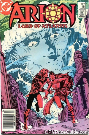 Arion Lord of Atlantis #18 95¢ Canadian Price Variant Comic Book Picture