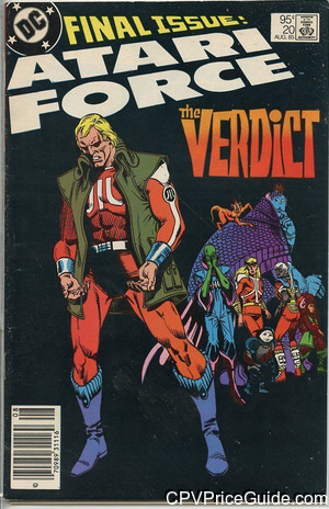 Atari Force #20 95¢ Canadian Price Variant Comic Book Picture