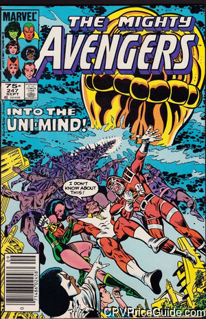 Avengers #247 75¢ Canadian Price Variant Comic Book Picture