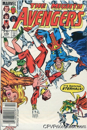 Avengers #248 75¢ Canadian Price Variant Comic Book Picture