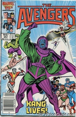 Avengers #267 95¢ Canadian Price Variant Comic Book Picture