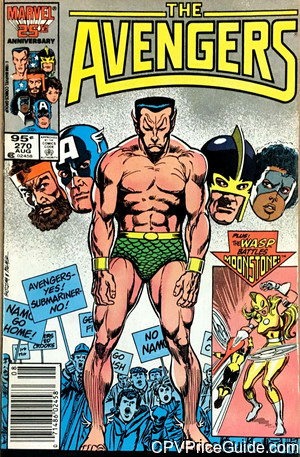 Avengers #270 95¢ Canadian Price Variant Comic Book Picture