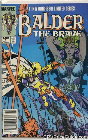 Balder The Brave #1 $1.00 Canadian Price Variant Comic Book Picture