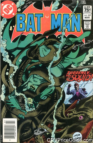 Batman #357 75¢ Canadian Price Variant Comic Book Picture