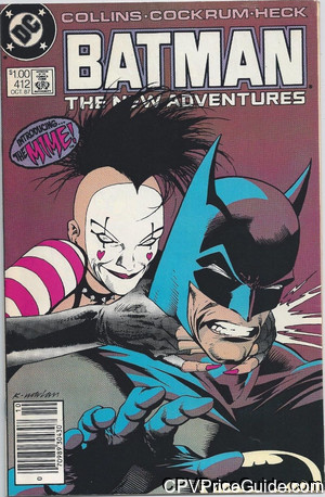 Batman #412 $1.00 Canadian Price Variant Comic Book Picture