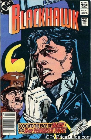 Blackhawk #262 75¢ Canadian Price Variant Comic Book Picture