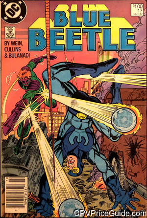 Blue Beetle #17 $1.00 Canadian Price Variant Comic Book Picture