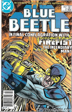 Blue Beetle #2 95¢ Canadian Price Variant Comic Book Picture