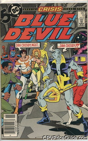 Blue Devil #18 95¢ Canadian Price Variant Comic Book Picture