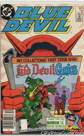 Blue Devil #19 95¢ Canadian Price Variant Comic Book Picture