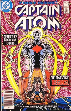 Captain Atom #1 $1.35 Canadian Price Variant Comic Book Picture