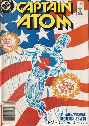 Captain Atom #12 $1.00 Canadian Price Variant Comic Book Picture