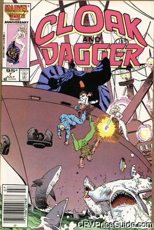 Cloak and Dagger #7 95¢ Canadian Price Variant Comic Book Picture