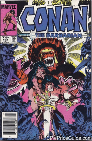 Conan the Barbarian #152 75¢ Canadian Price Variant Comic Book Picture