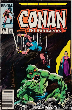 Conan the Barbarian #156 75¢ Canadian Price Variant Comic Book Picture