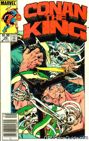 Conan The King #30 $1.50 Canadian Price Variant Comic Book Picture