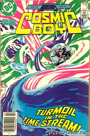 Cosmic Boy #3 $1.00 Canadian Price Variant Comic Book Picture
