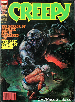 Creepy #129 $2.25 Canadian Price Variant Comic Book Picture