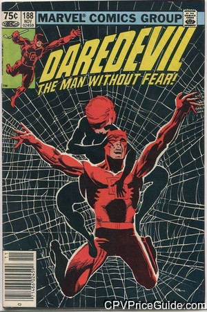 Daredevil #188 75¢ Canadian Price Variant Comic Book Picture