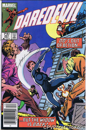 Daredevil #201 75¢ Canadian Price Variant Comic Book Picture