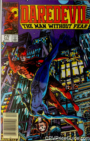 Daredevil #217 75¢ Canadian Price Variant Comic Book Picture