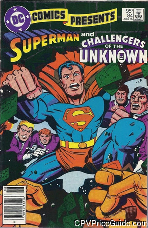 DC Comics Presents #84 95¢ Canadian Price Variant Comic Book Picture