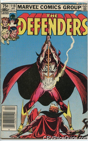 Defenders #118 75¢ Canadian Price Variant Comic Book Picture
