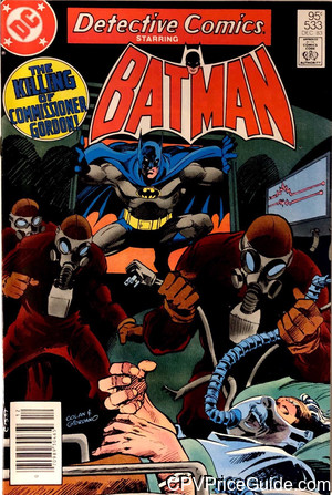 Detective Comics #533 95¢ Canadian Price Variant Comic Book Picture