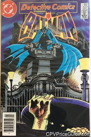 Detective Comics #537 95¢ Canadian Price Variant Comic Book Picture