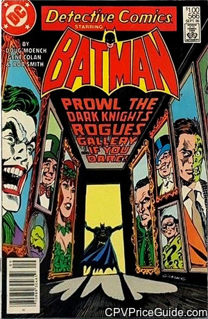 Detective Comics #566 $1.00 Canadian Price Variant Comic Book Picture