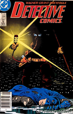 Detective Comics #586 $1.00 Canadian Price Variant Comic Book Picture