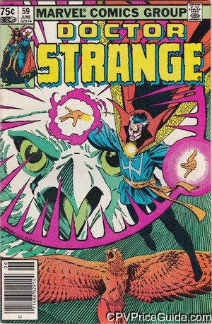 Doctor Strange #59 75¢ Canadian Price Variant Comic Book Picture
