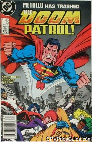 Doom Patrol #10 $1.35 Canadian Price Variant Comic Book Picture