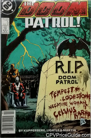 Doom Patrol #5 $1.00 Canadian Price Variant Comic Book Picture