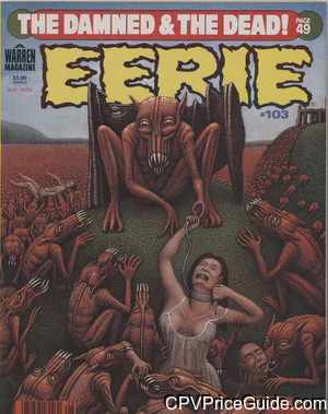 Eerie #103 $2.00 Canadian Price Variant Comic Book Picture