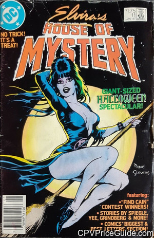 Elvira's House of Mystery #11 $1.75 Canadian Price Variant Comic Book Picture