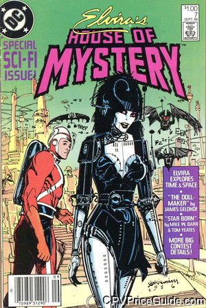 Elvira's House of Mystery #7 $1.00 Canadian Price Variant Comic Book Picture